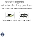 Spy Gear Value Bundle - Secret Agent Toy Bundle: Spy Vision Goggles & Micro Spy Kit X-2 - Spy Gear Spy Toys by Wild Planet Toys
