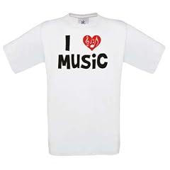 I LOVE Music T-Shirt Herren S-XXL