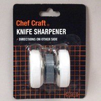 Knife Sharpener, White by Chef Craft