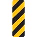 Tapco OM-3R High Intensity Prismatic Rectangular Railroad Sign, Legend "Object Marker, Right", 6" Width x 12" Height, Aluminum, Black on Yellow
