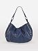 Melie Bianco Blue Side Pyramid Studded Hobo