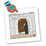 Rich Diesslins Funny Theology Cartoons - Luther - Hitting the Nail on the Head - Quilt Squares