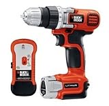 Black & Decker 12 Volt Lithium Drill/Driver with Stud Sensor Holds Charge for 18 Months