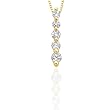 10K Yellow Gold 1/4 ct. Diamond "Journey of Love" Pendant with Chain