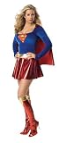 Rubies Fancy Dress - Supergirl Ladies Adult Costume - Medium (Size 10-12)