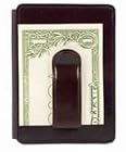Bosca Old Leather Collection Front Pocket ID Wallet Dark Brow
