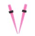 Acrylic Neon Taper - Pink - 8G - Sold as a Pair