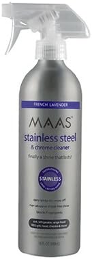 Maas 92840 18 oz Stainless Steel &amp; Chrome Cleaner Spray - Quantity 2