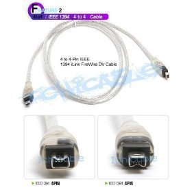 IEEE-1394 Firewire 4 to 4 Pin Cable - 1.5m