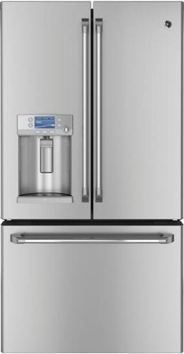 GE CYE23TSDSS Cafe 23.1 Cu. Ft. Stainless Steel Counter Depth French Door Refrigerator - Energy Star