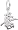 Happiness: Long Life, Sterling Silver Charm by Rembrandt Charms