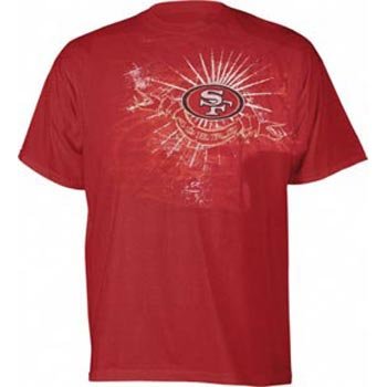 San Francisco 49ers NFL Team Shine II Red T-Shirt - M