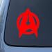 Search : STAR TREK TNG - Vinyl Decal Sticker #A1107 | Vinyl Color: Red