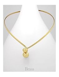 Choker Necklace In Brass