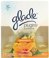 Glade Plugins Scented Oil 2 Ct. Refill-Hawaiian Breeze-2 ct.