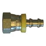 31Hu02r8EZL. SL160  Interstate Pneumatics FL244 1/4 Inch FPT x 1/4 Inch Female Swivel Easy Lock Fitting