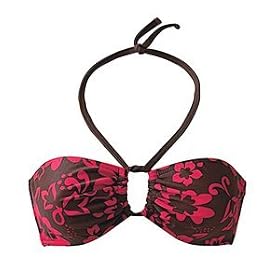 Redoute creation bandeau-style bikini top
