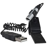1 LED USB Notebook Booklight w/LCD Clip-On - Read & Type in the Dark!