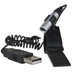 1 LED USB Notebook Booklight w/LCD Clip-On - Read & Type in the Dark!