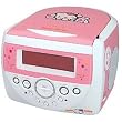 HELLO KITTY KT2053 AM/FM Stereo Alarm Clock Radio with Top Loading CD Player
