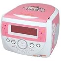 Hello Kitty CD Clock Radio - Pink/ White (KT2053)