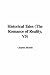 Book Historical Tales: The Romance of Reality