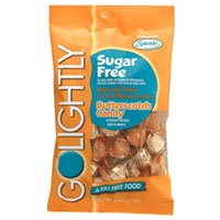 Go Lightly Butter Scotch Sugar Free Candy - 4 Oz Each (113 Gms) , 12 Packs by HILLSIDE CANDY.