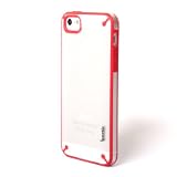 Poetic Atmosphere Case for Apple iPhone 5 5th Generation 5G (AT&T, T-Mobile, Sprint, Verizon)(Clear/Red)