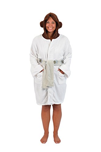 Star Wars Princess Leia Womens Fleece Bathrobe & Swim Suit Cover Up