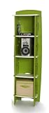 Fun to Assemble Bookcase in Green and Cream by Legare