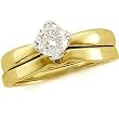 18K Yellow Gold and Platinum Diamond Solitaire Engagement Ring - 1.00 Ct.