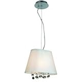 Bellini Mini Pendant in Chrome Size: 70" H x 11.75" W x 6.25" D