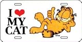 Garfield I Love My Cat License Plate