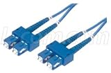 9/125 Colored Fiber Optic Duplex Cables with LC, SC and ST Connectors