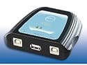 USB SWITCH 2 Port Umschalter 2 PCs +Drucker/HDD/Scanner
