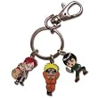 Naruto: Key Chain - Metal - Group Gaara Naruto Rock Lee