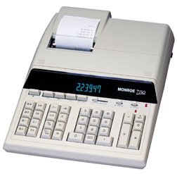 Monroe Desktop 7150 14 Digit Print & Display Calculator
