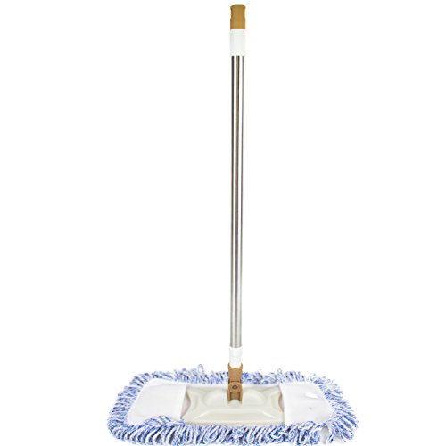 Zwipes Microfiber Flexible Dry Dust Mop | Telescoping Pole up to 55