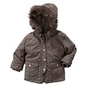 Active wear girls? hooded parka taupe 067