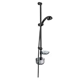 IMAGE OF American Standard 1660.225.068 Standard 24-Inch Shower Slide Bar with Adjustable Bracket for Personal Showers, Blackened Bronze