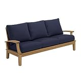 Ventura Three-seat Outdoor Sofa with Cushions - Canvas - Frontgate - Patio Furniture
