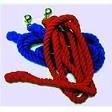 Hrse Lead Cotton 3/4X10 Navy