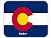 US State Flag - Parker, Colorado (CO) Mouse Pad