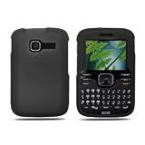 Black Premium Design Rubberized Feel Protector Hard Cover Case for Kyocera Loft/Torino S2300 (Virgin Mobile/MetroPCS)