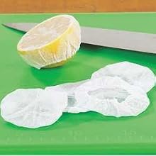 San Jamar LC001 Chef Revival Lemon Cover with Elastic Band (Pack of 100)