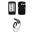 Buy Garmin-Asus Garminfone - Premium Black Soft Silicone Gel Skin Cover Case + Rapid Car Charger for Best Price.
