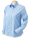 Chestnut Hill Womens Pima Poplin Button Down Dress Shirt. CH590W