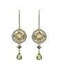 14k Yellow Gold Lime Quartz, Peridot and Pink Tourmaline Earrings 14k Yellow Gold Lime Quartz, Peridot and Pink Tourmaline Earrings