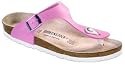 Birkenstock Thong ''Gizeh'' from Birko-Flor in pink with a regular insole