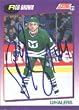 Rob Brown, Hartford Whalers, 1991 Score Autographed Card